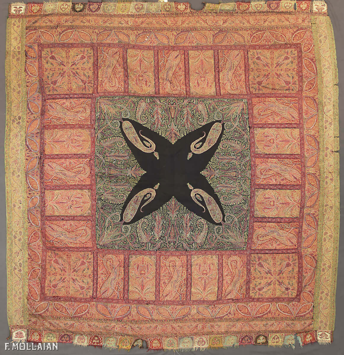 Antique Indian Kashmir Shawl (Textile) n°:13258101